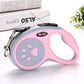 3m 5m Retractable Nylon Dog Leash For Walking