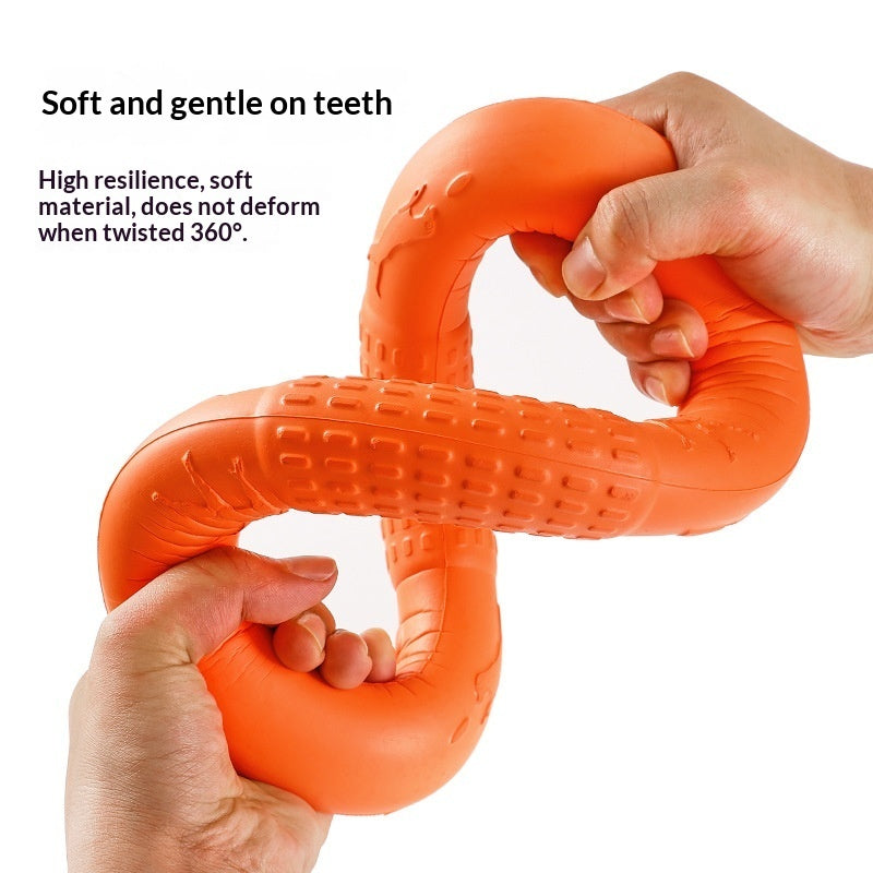 Soft Nip Resistant Pull Ring Flying Disc Dog