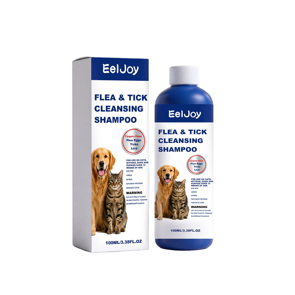 Gentle Pet Flea Tick Cleaning Shampoo