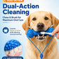Dual Action Dog Dental Chew Toy Toothbrush