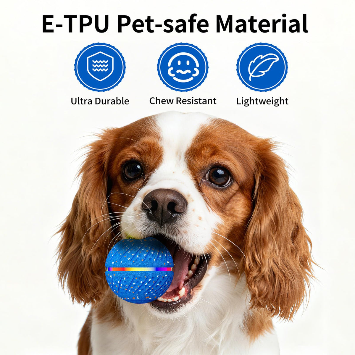Smart Automatic Moving Bouncing Ball Toy For Dogs