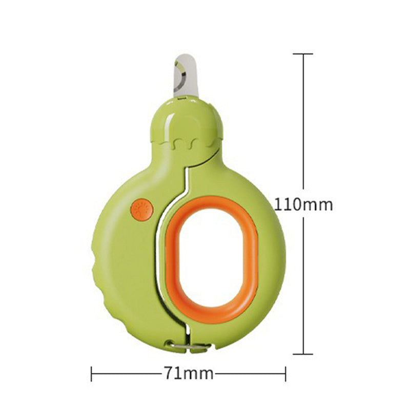 Donut Pet Nail Clippers With LED Light For