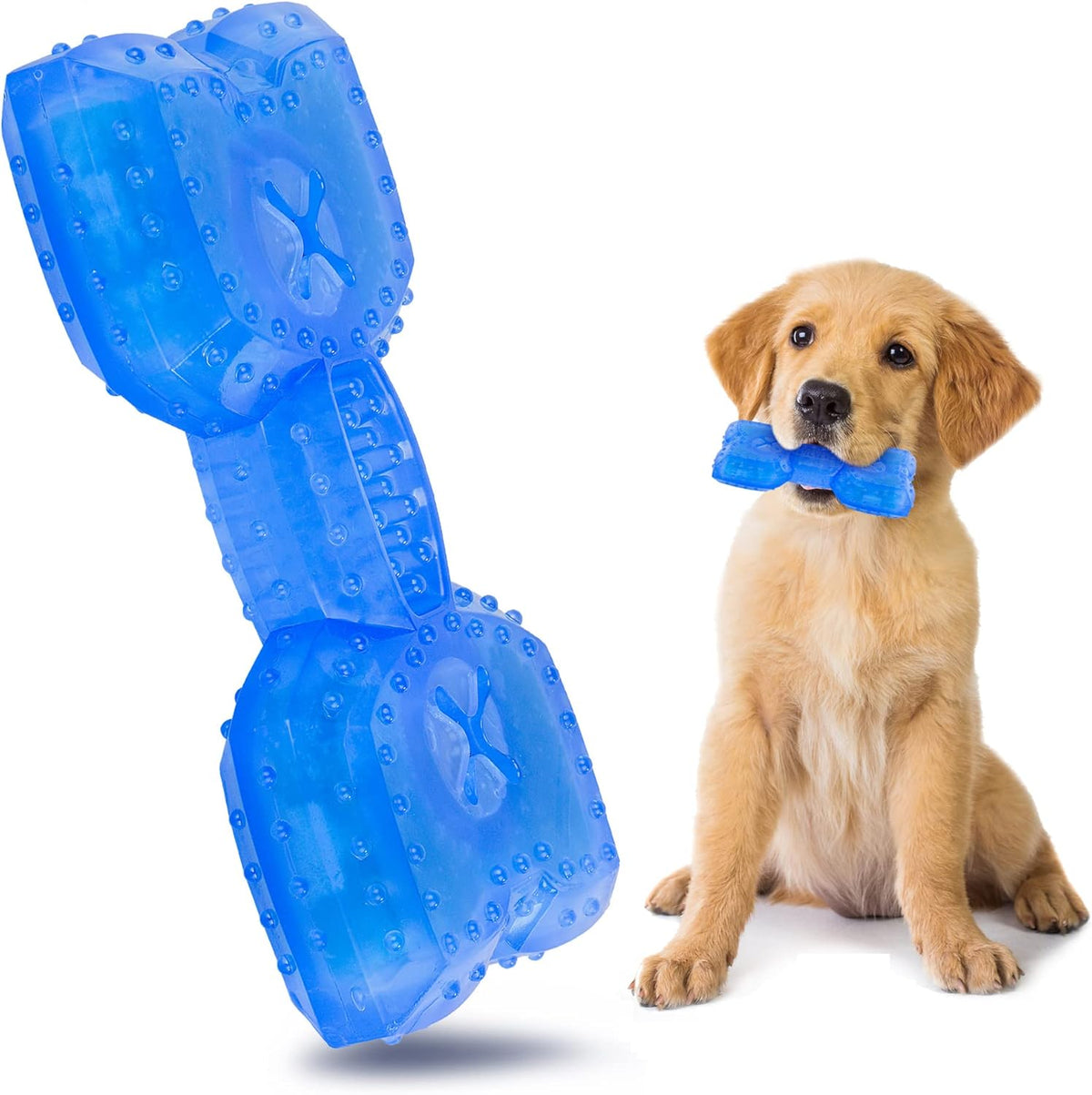 Cooling Puppy Teether Chew Toy With Treat Holder