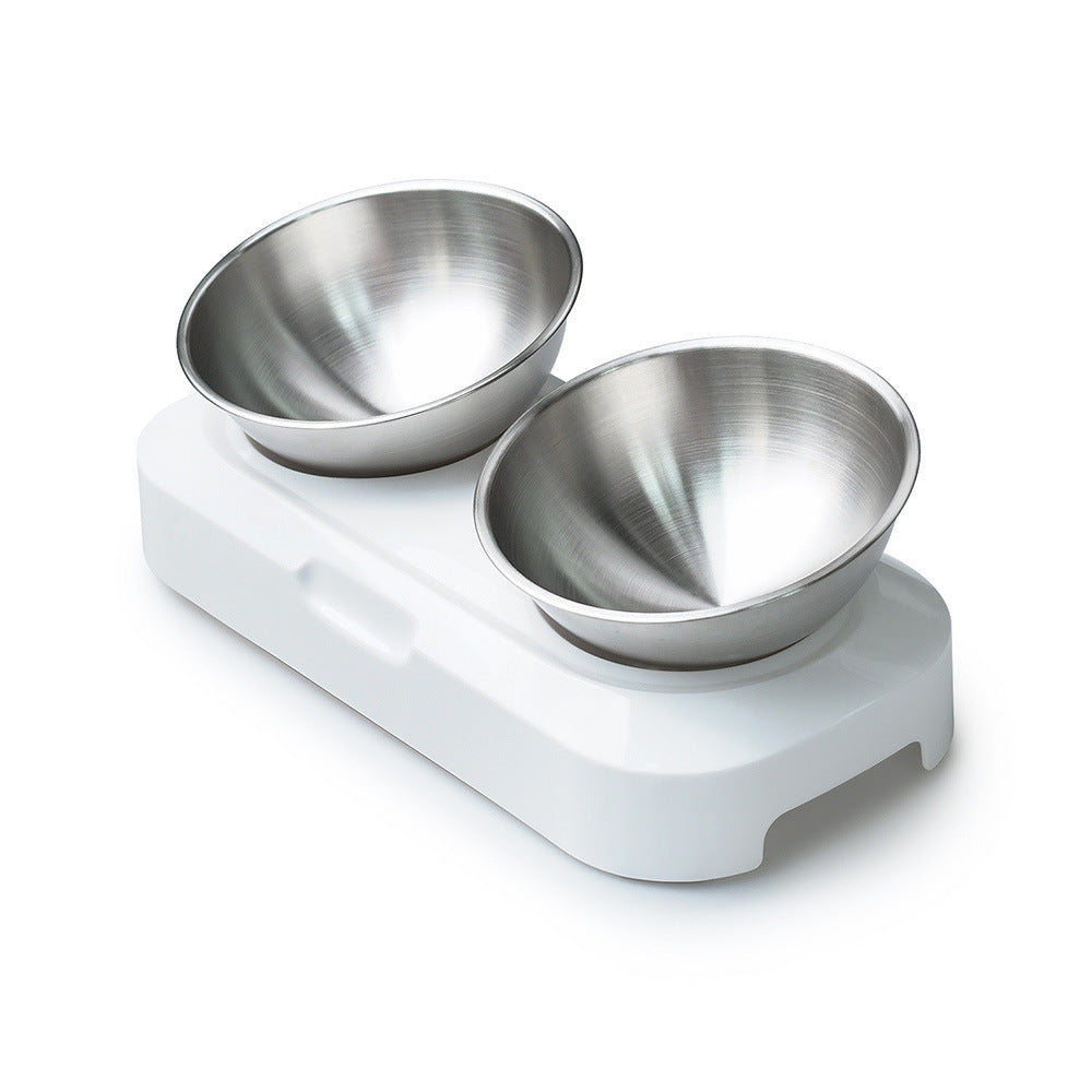 Stainless Steel Cat Dog Bowls With Elevated Stand