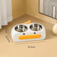 Duck Design Double Pet Bowls For Cats Dogs