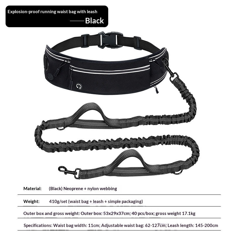 Reflective Multifunctional Retractable Pet Leash For Daily Walking