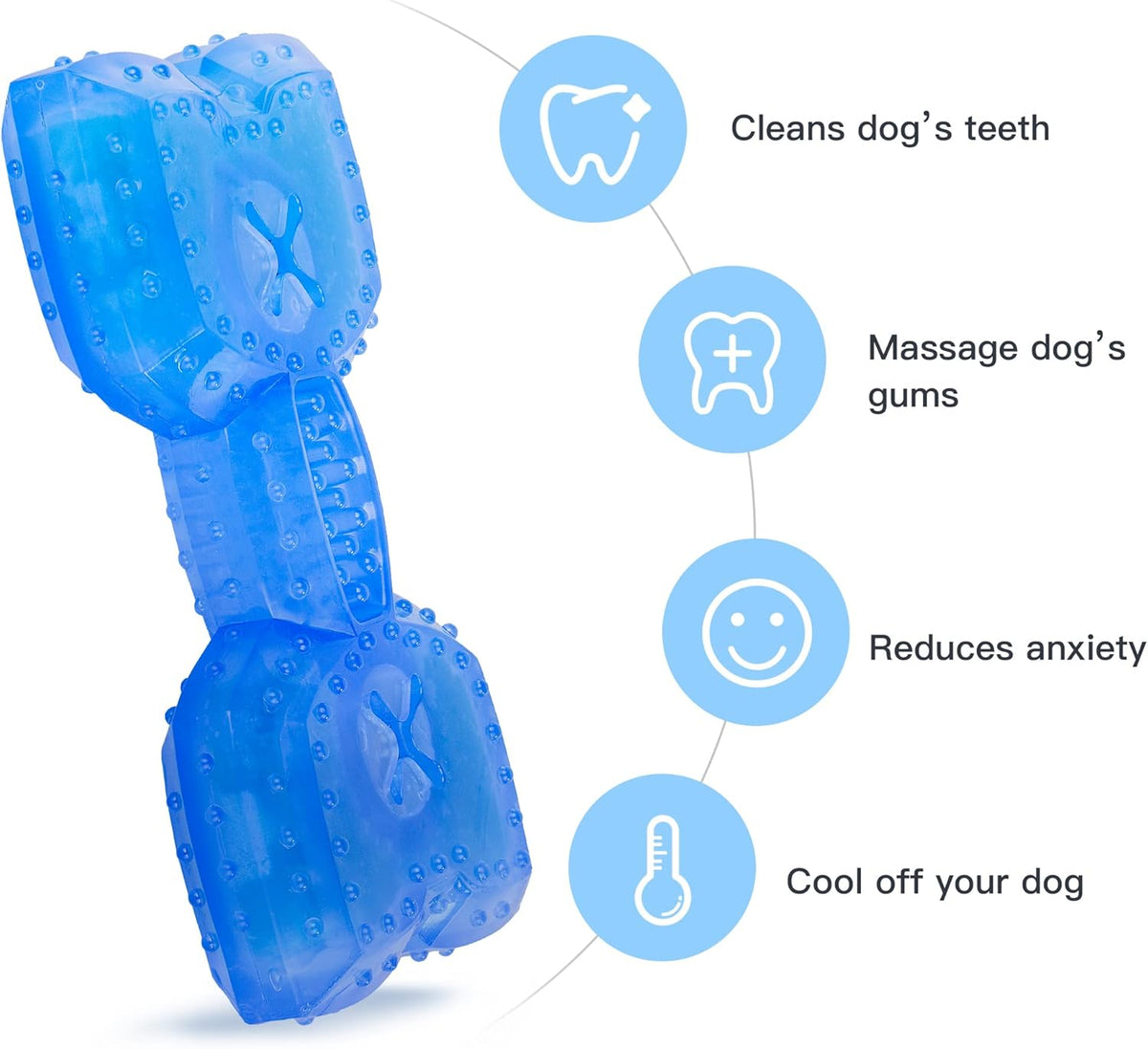 Cooling Puppy Teether Chew Toy With Treat Holder