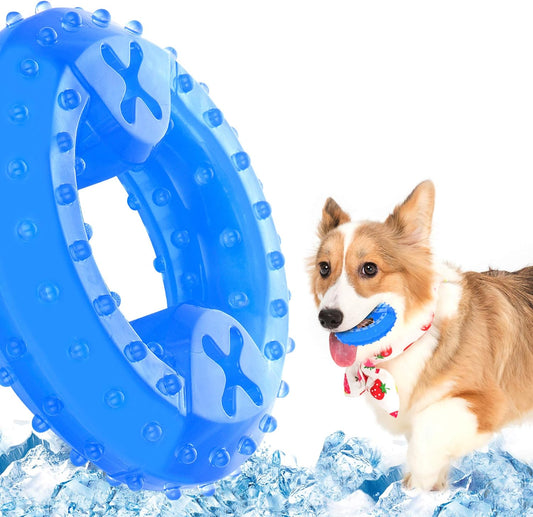 Cooling Puppy Teether Chew Toy With Treat Holder