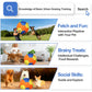 Large Dog Herding Ball With Handles Outdoor Training