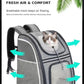 Large Ventilated Pet Backpack Carrier For Outdoor Travel