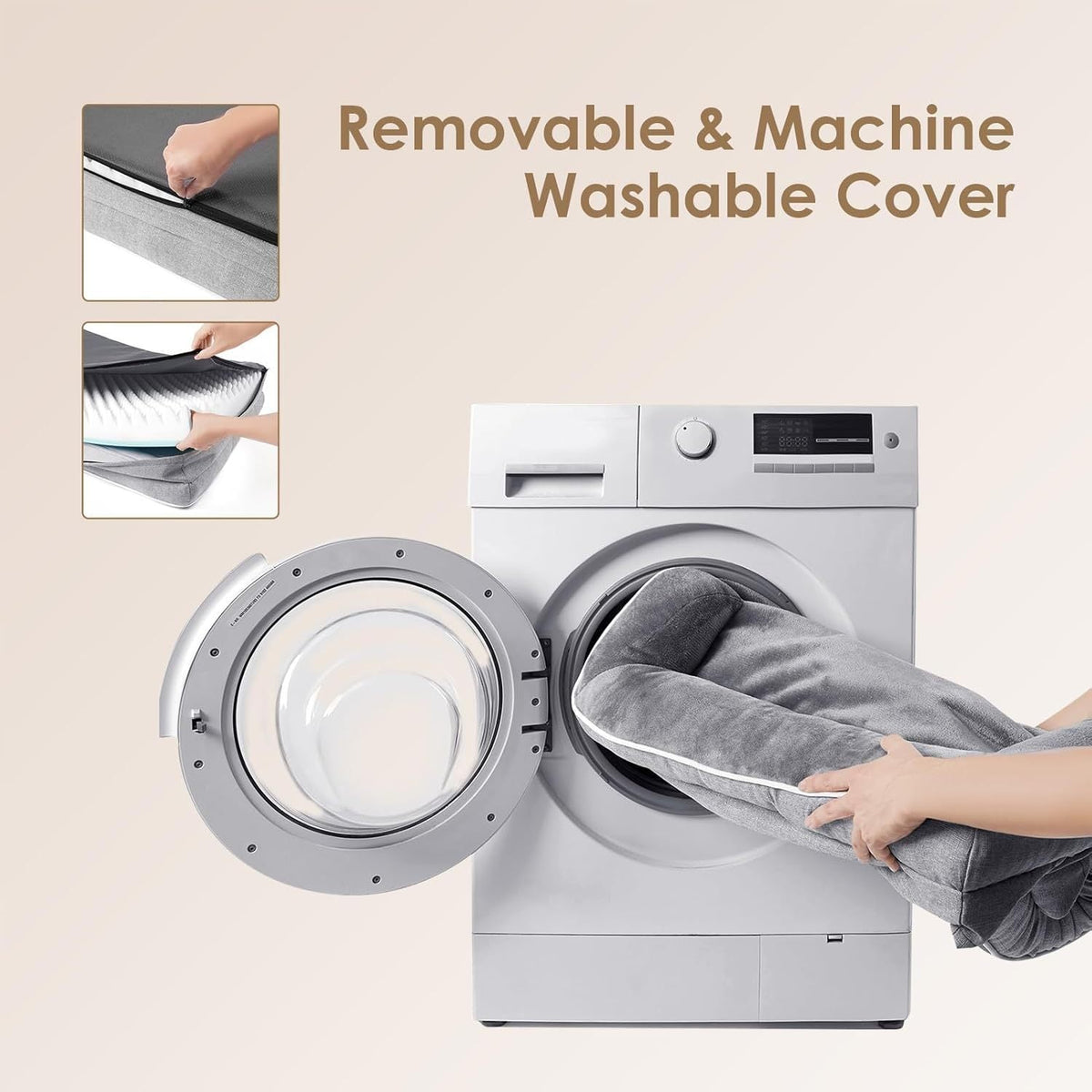 Waterproof Dog Bed With Removable Washable Cover