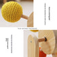 Solid Wood Cat Scratching Board With Turntable Toy