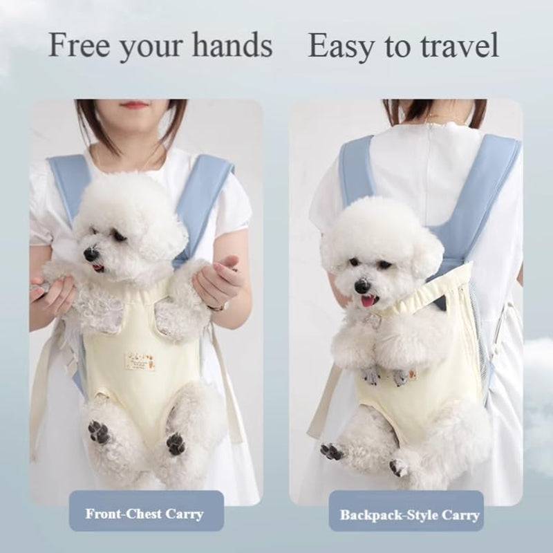 Breathable Pet Carrier Backpack With Adjustable Chest Harness